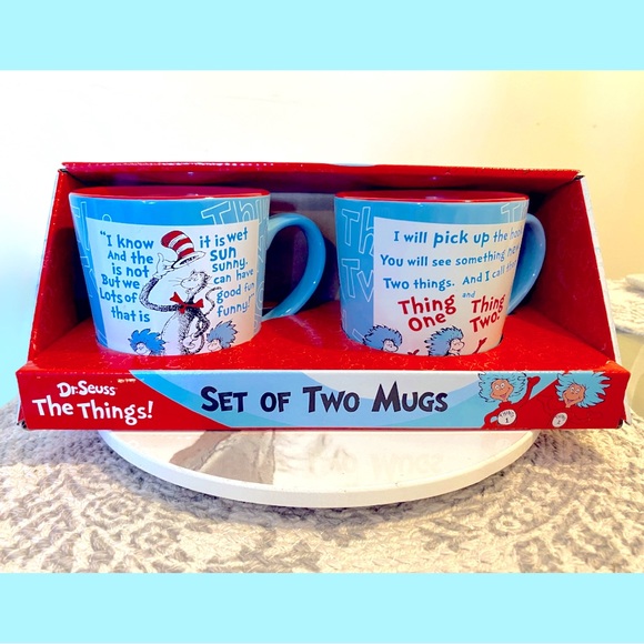 Dr Seuss “The Things!” - Set of 2 Mugs - Picture 1 of 6